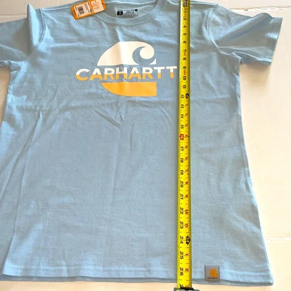 Carhartt Women S heavy weight, short sleeve, faded C graphic T-shirt, New W Tags - Picture 6 of 9